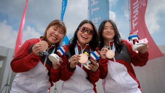 Singapore's women rifle shooters secure bronze at SEA Games 2025