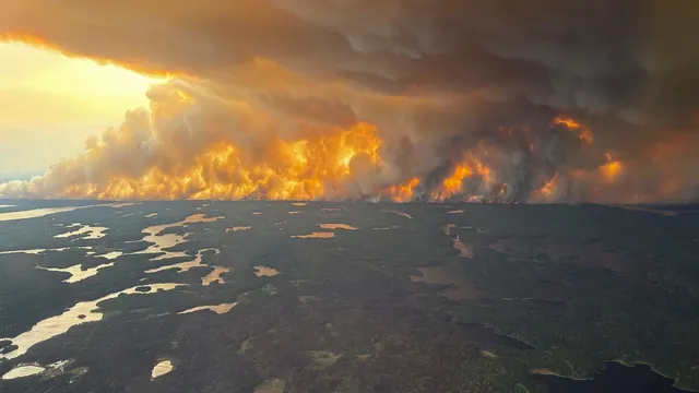 Canada's wildfires shut down oil production and threaten U.S. gas prices