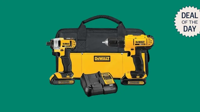 Dewalt slashes power drill combo price by 42% ahead of renovations