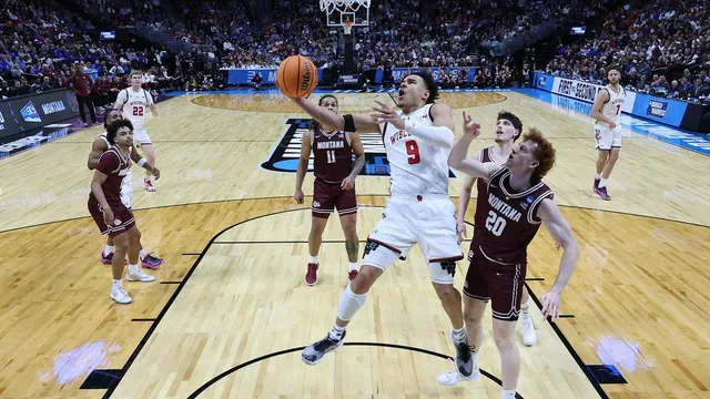 Wisconsin triumphs in March Madness, defeating Montana 85-66