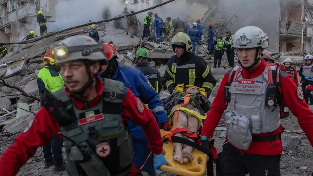 Tragic missile strike kills 24 in Kyiv apartment block