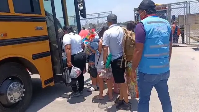 First self-deportation flight carries migrants back home
