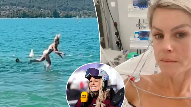 Chemmy Alcott suffers collapsed lung after lake jump