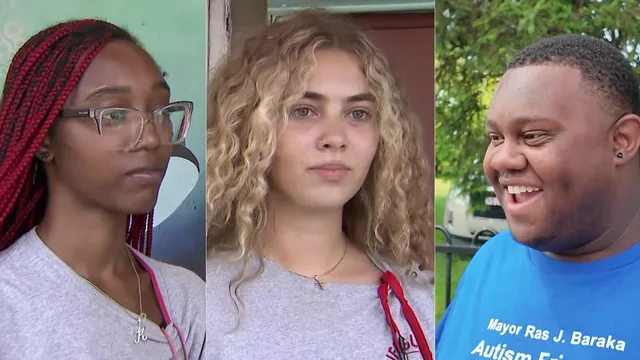 Three young heroes save autistic camper's life at Newark pool