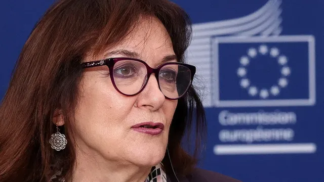 European Commissioner Dubravka Suica and Israeli Foreign Minister Gideon Saar discuss Gaza recovery and EU-Israel ties