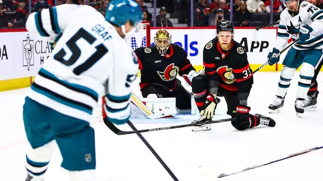 San Jose Sharks defeat Ottawa Senators 6-2 for first win of the season