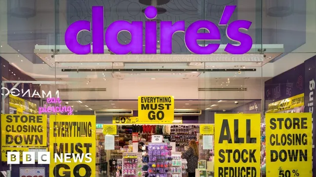 Claire's shuts down 154 stores in the UK and Ireland amid financial crisis