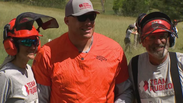 Garett Bolles protects veterans and community from wildfires