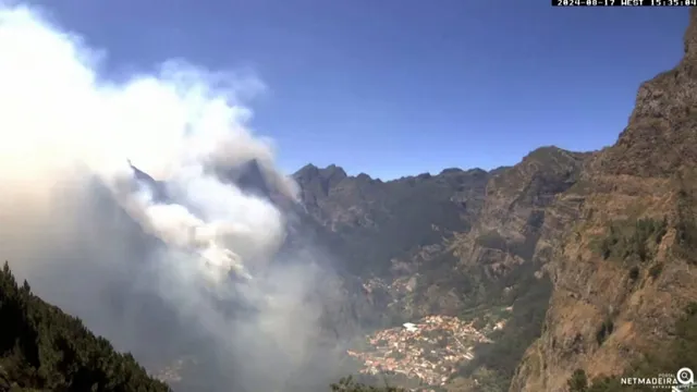 Reinforcements Deployed to Combat Madeira Wildfire