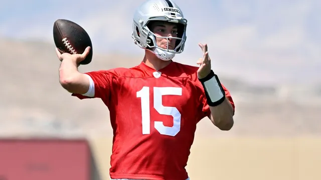 Raiders coach hints at gradual transition for Fernando Mendoza