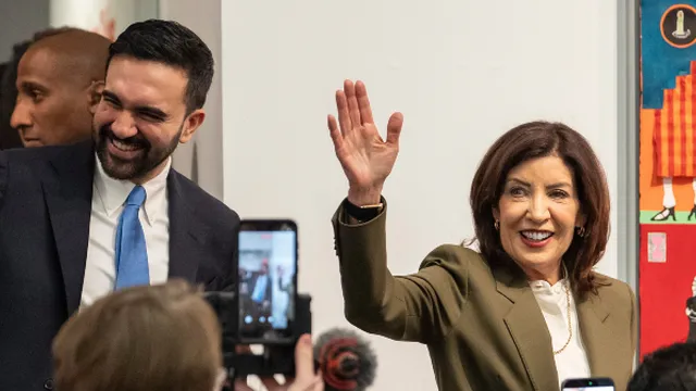 Kathy Hochul criticized for wearing hijab at mosque visit