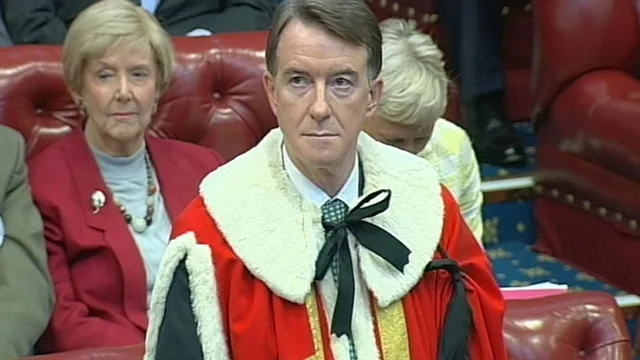 Peter Mandelson reveals key government details to Jeffrey Epstein