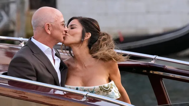 Protests erupt against wealth divide during Jeff Bezos's extravagant wedding in Venice