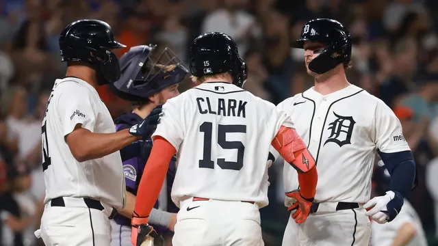 Tigers defeat Rockies 6-2 with Greene's three hits and Dingler's homer