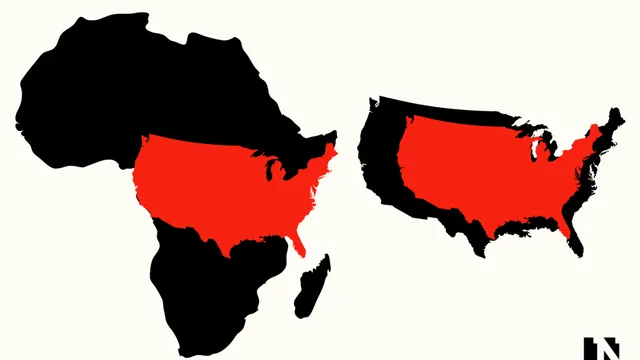 Viral map reveals Africa's true size and sparks debate