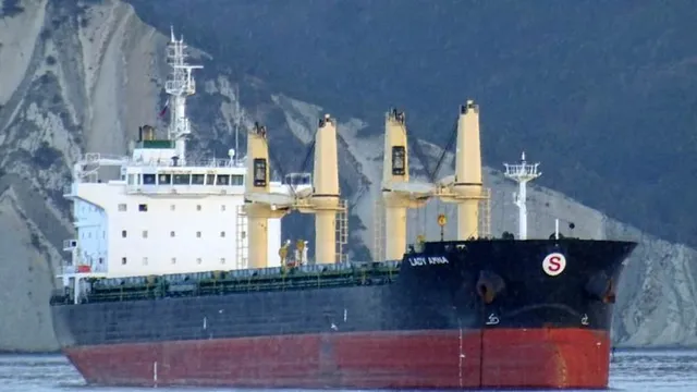 Russian ship with massive explosives docks in Great Yarmouth today