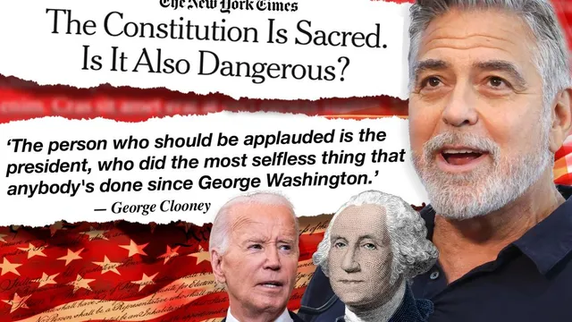 George Clooney praises Biden’s selflessness compared to Washington
