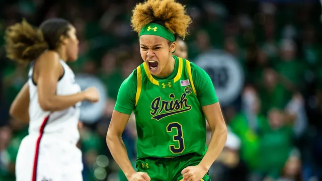 Hannah Hidalgo leads Notre Dame to upset victory over UConn