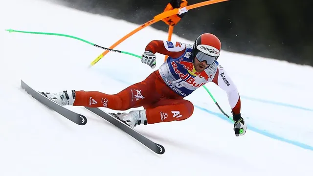 Franjo von Allmen dominates World Cup downhill race before Olympics