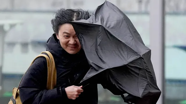 Warnings issued as strong winds and rain hit the UK