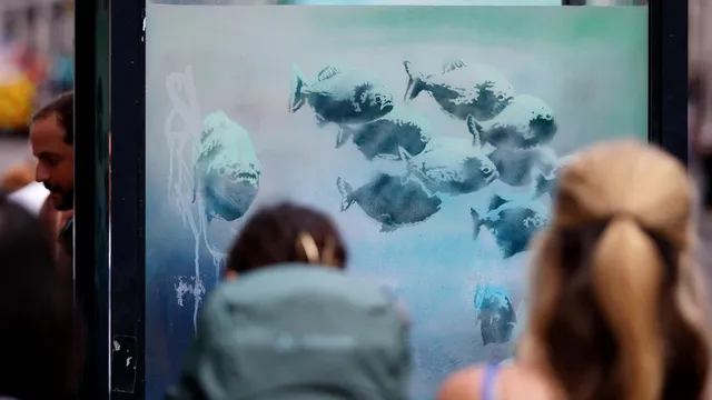 Banksy's Animal Artwork Takeover in London