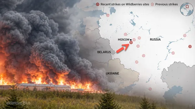 Ukraine strikes Wildberries warehouse near Moscow in major drone attack