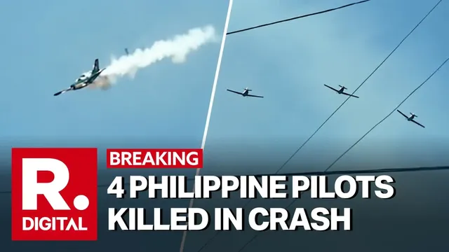 Four Philippine Air Force pilots die in crash of two SF-260 trainer aircraft at Fernando Air Base