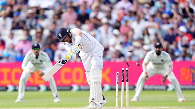England faces historic challenge as they chase 608 runs in Edgbaston Test