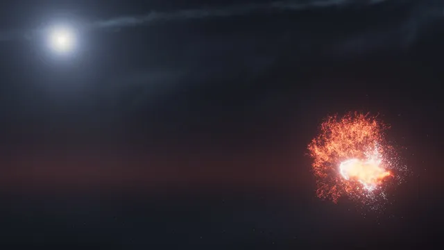 Hubble Space Telescope captures aftermath of cosmic collisions