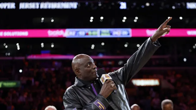 Lakers retire Michael Cooper's No. 21 jersey on an emotional night for the Hall of Fame guard from Pasadena