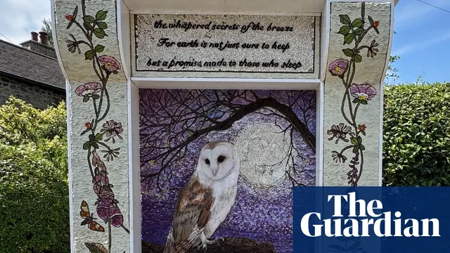 Stoney Middleton honors David Attenborough with unique well dressing