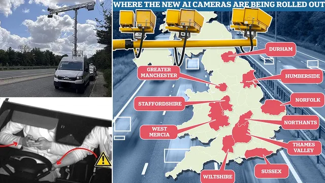 AI cameras launched in Greater Manchester to catch distracted drivers