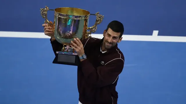 Novak Djokovic wins China Open final after Alex de Minaur retires