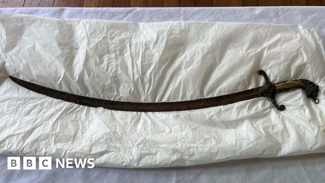 Ancient sword discovered in Kent castle lake sparks intrigue