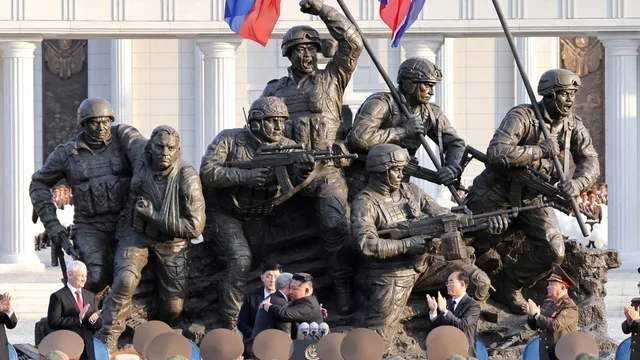 Russian minister honors North Korean troops for bravery in Kursk region