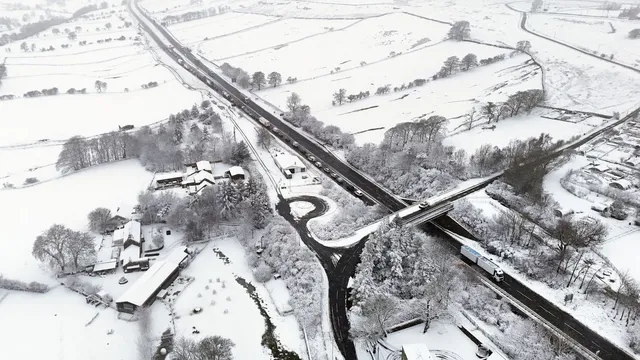 Snow and ice warnings impact UK travel this weekend