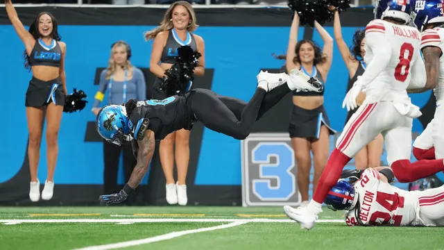 Jahmyr Gibbs dominates with 219 rushing yards in Lions' overtime victory