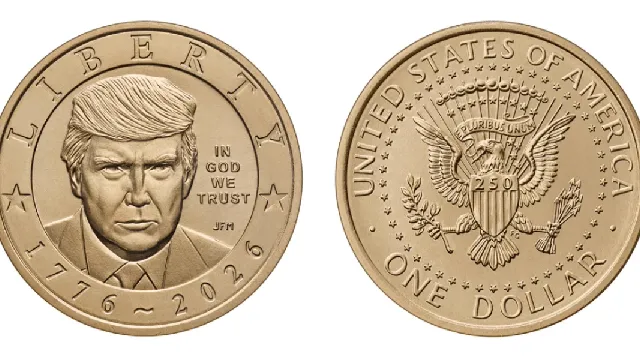 U.S. Mint produces $1 coin featuring Trump despite legal challenges
