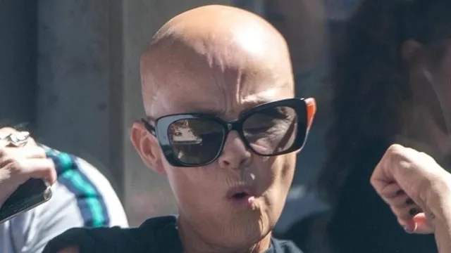 Gail Porter Celebrates Good News with Friends in Soho