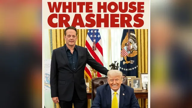 Vince Vaughn visits Donald Trump for a lighthearted photo op