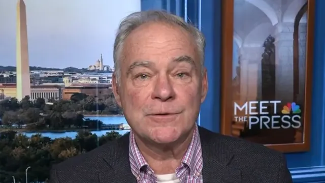 Senator Tim Kaine defends Chuck Schumer amid Democratic division