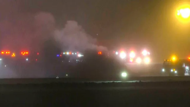 Aircraft crashes at Maine airport with eight onboard amid snowstorm