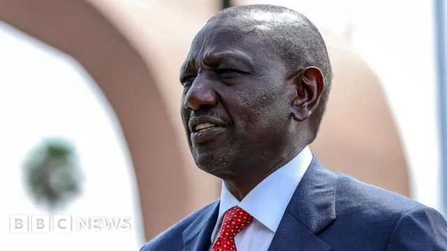 Three arrested after shoe thrown at President Ruto during rally