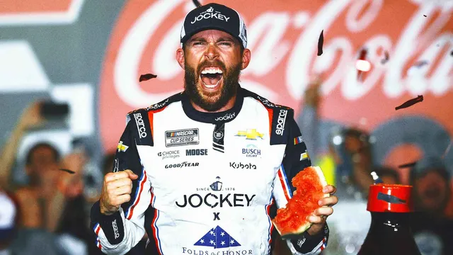 Ross Chastain makes history by winning Coca-Cola 600 from last position