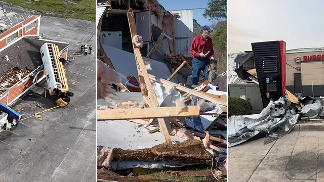 Tornado outbreak kills over 40 people across 13 states