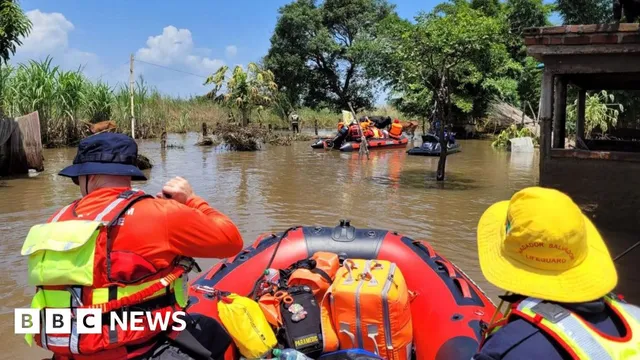 London firefighters rescue over 80 victims of Mozambique floods