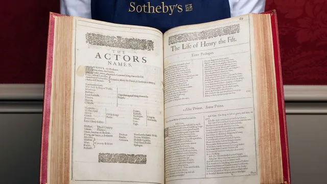 Shakespeare's first editions could break records at auction