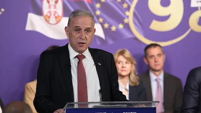 Zdravko Ponos, Serbian opposition leader, urges government to respect voters' will before October 25 elections