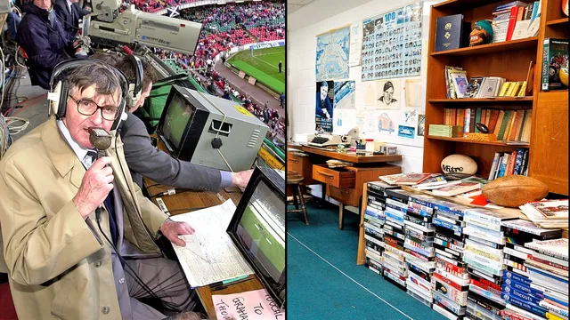 Fans can now explore Bill McLaren's study at Murrayfield stadium
