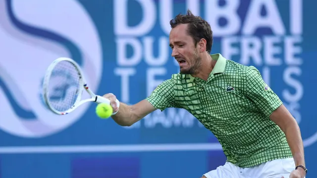 Daniil Medvedev wins Dubai title after Griekspoor withdraws due to injury